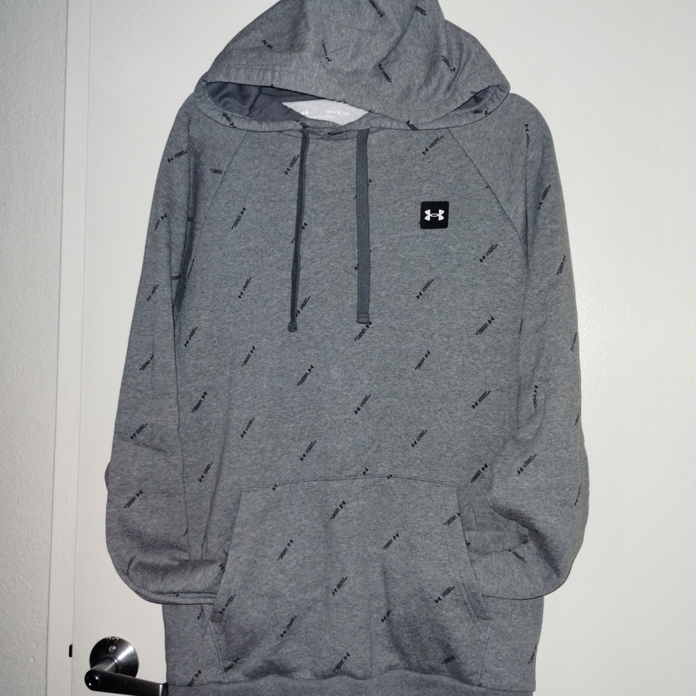 Under Armour Gray Patterned Men's Hoodie